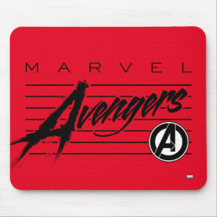 Avengers Classics Retro Avengers Stylized Logo Mouse Pad