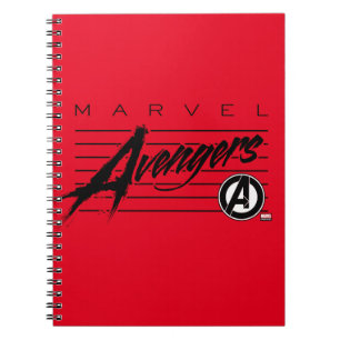 Avengers Classics Retro Avengers Stylized Logo Notebook