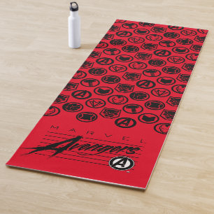 Avengers Classics Retro Avengers Stylized Logo Yoga Mat