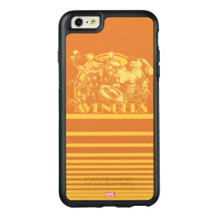 Avengers Classics   Retro Avengers Sunset Graphic OtterBox iPhone 6/6s Plus Case