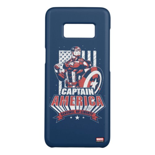 Avengers Classics  Retro Captain America Liberty Case_Mate Samsung Galaxy S8 Case