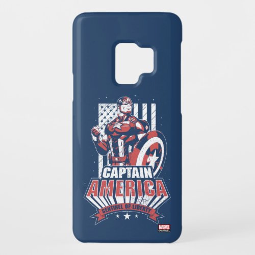 Avengers Classics  Retro Captain America Liberty Case_Mate Samsung Galaxy S9 Case