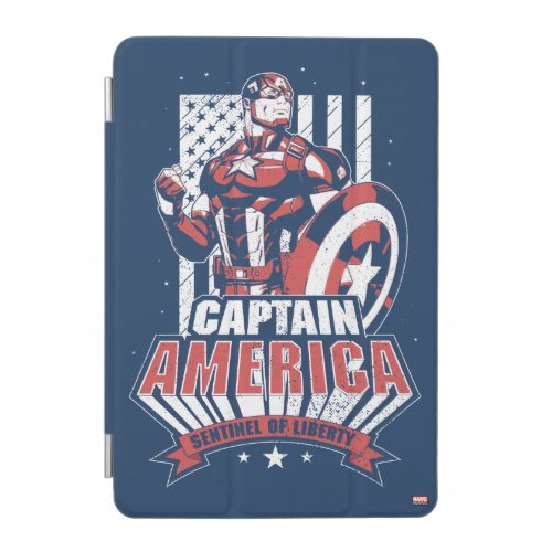 Avengers Classics  Retro Captain America Liberty iPad Mini Cover