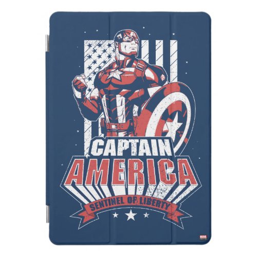 Avengers Classics  Retro Captain America Liberty iPad Pro Cover