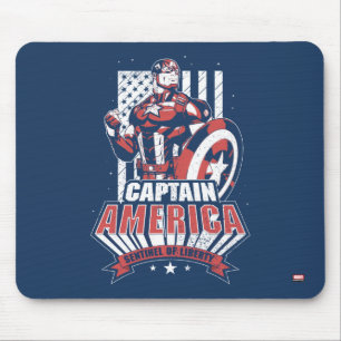 Avengers Classics Retro Captain America Liberty Mouse Pad