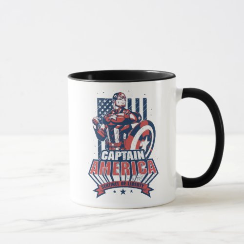 Avengers Classics  Retro Captain America Liberty Mug