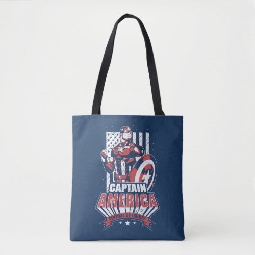 Avengers Classics  Retro Captain America Liberty Tote Bag