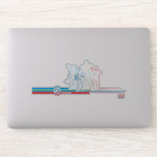 Avengers Classics   Retro Lineart Outline Sticker