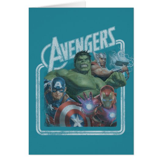 Avengers Classics | Retro Throwback Avengers Art Cards (Front)