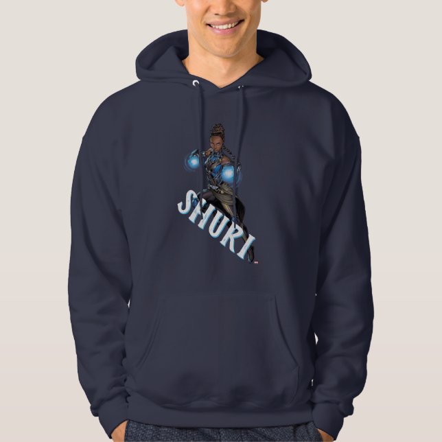Avengers Classics | Shuri Leap With Gauntlets Hoodie (Front)