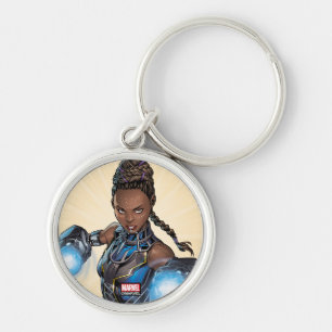 Avengers Classics Shuri Leap With Gauntlets Keychain