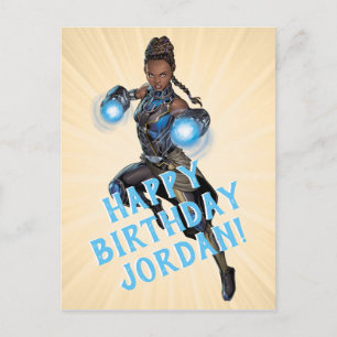 Avengers Classics Shuri Leap With Gauntlets Postcard