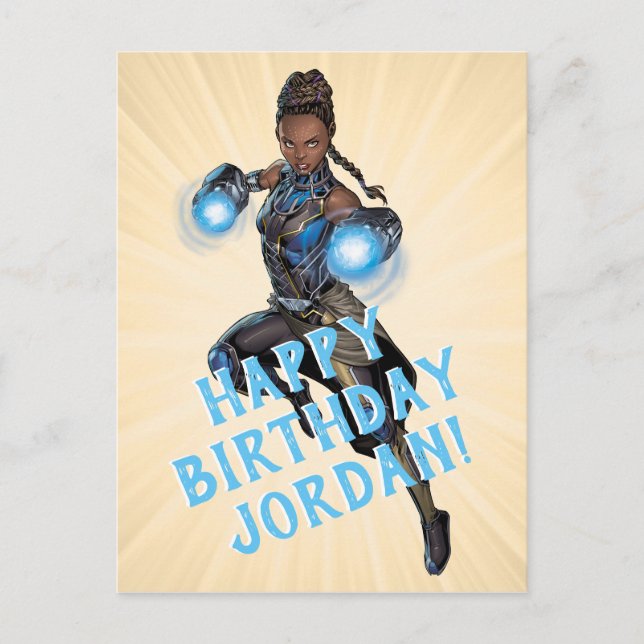 Avengers Classics | Shuri Leap With Gauntlets Postcard (Front)