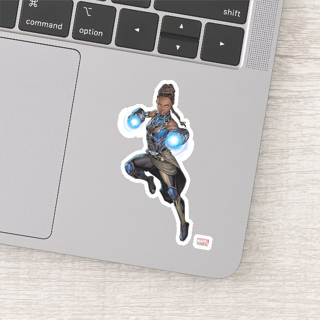 Avengers Classics | Shuri Leap With Gauntlets Sticker (Detail)