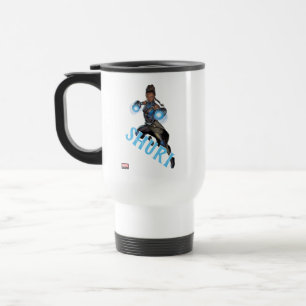 Avengers Classics   Shuri Leap With Gauntlets Travel Mug