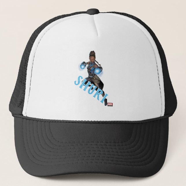 Avengers Classics | Shuri Leap With Gauntlets Trucker Hat (Front)