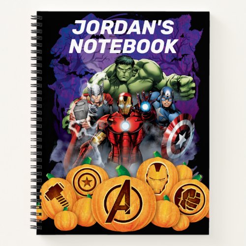 Avengers Classics  Spooky Jack_o_lantern Group Notebook