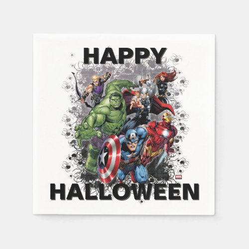 Avengers Classics  Spooky Spider Group Graphic Napkins
