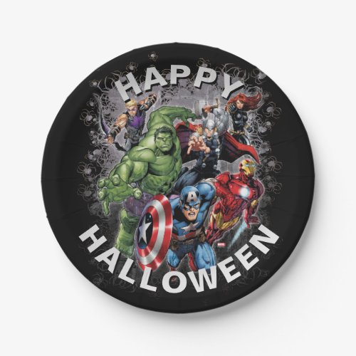 Avengers Classics  Spooky Spider Group Graphic Paper Plates