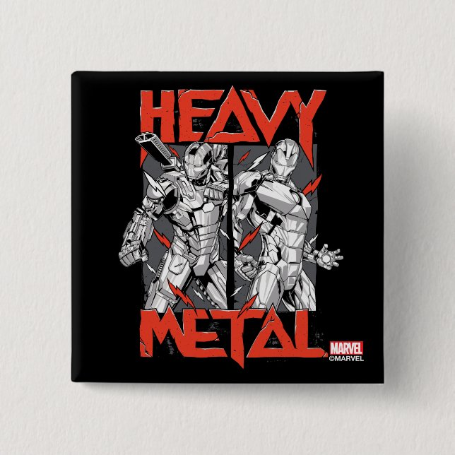 Avengers Classics | Stark Technology "Heavy Metal" Button (Front)