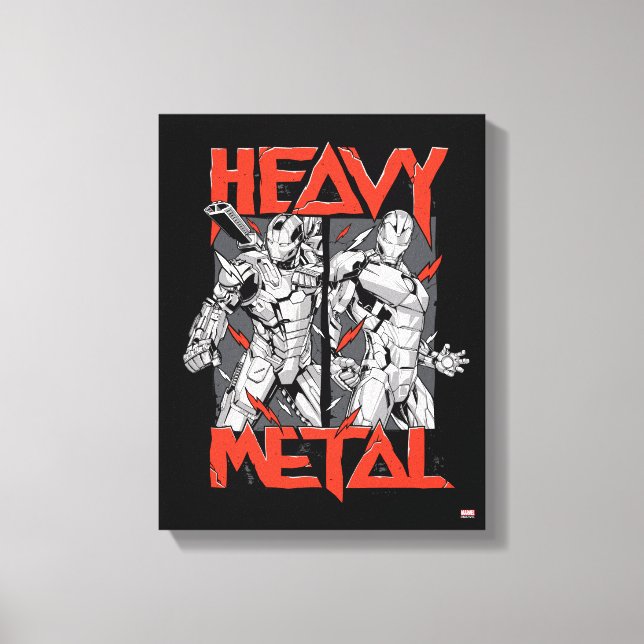 Avengers Classics | Stark Technology "Heavy Metal" Canvas Print (Front)