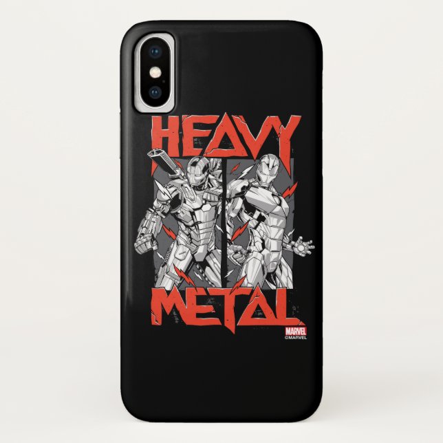 Avengers Classics | Stark Technology "Heavy Metal" Case-Mate iPhone Case (Back)
