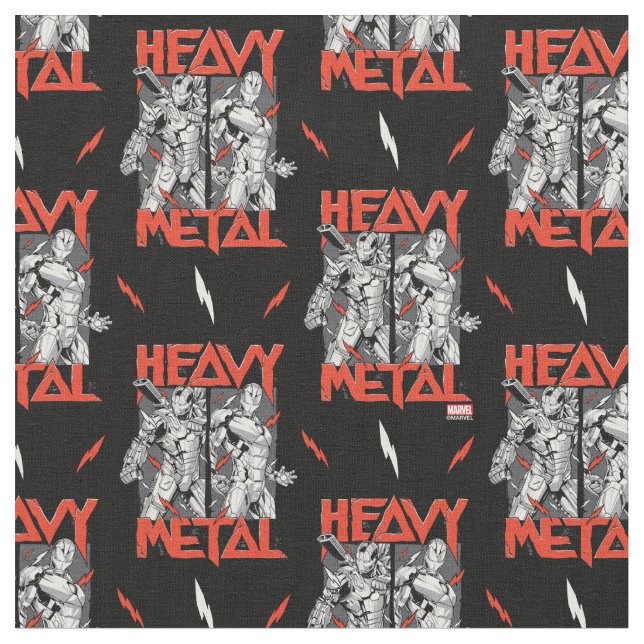 Avengers Classics | Stark Technology "Heavy Metal" Fabric (Close Up)