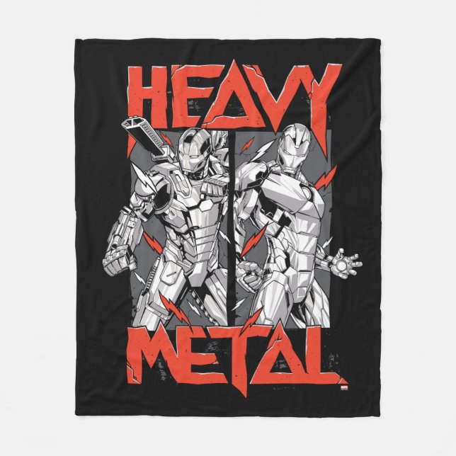 Avengers Classics | Stark Technology "Heavy Metal" Fleece Blanket (Front)