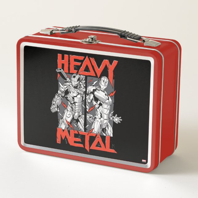 Avengers Classics | Stark Technology "Heavy Metal" Metal Lunch Box (Front)