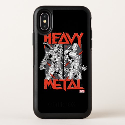 Avengers Classics  Stark Technology Heavy Metal OtterBox Symmetry iPhone X Case