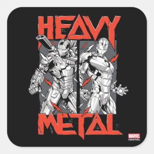 Avengers Classics   Stark Technology "Heavy Metal" Square Sticker