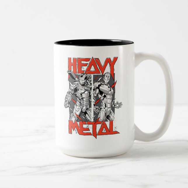 Avengers Classics | Stark Technology "Heavy Metal" Two-Tone Coffee Mug (Right)