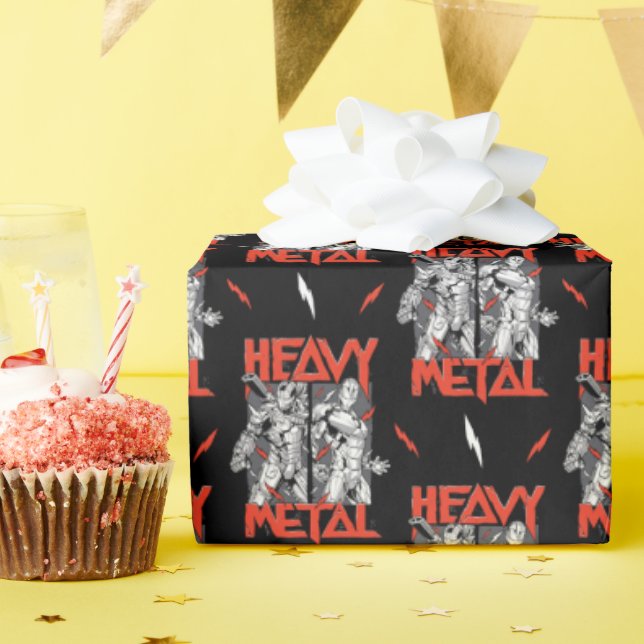 Avengers Classics | Stark Technology "Heavy Metal" Wrapping Paper (Birthday Party)