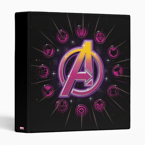 Avengers Classics  Stellar Avengers Icons 3 Ring Binder