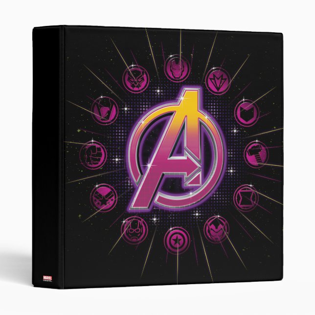 Avengers Classics | Stellar Avengers Icons 3 Ring Binder (Front/Spine)