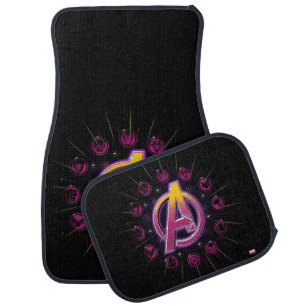 Avengers Classics   Stellar Avengers Icons Car Floor Mat