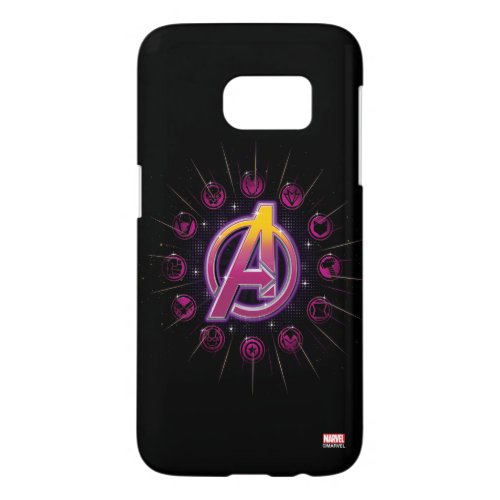 Avengers Classics  Stellar Avengers Icons Samsung Galaxy S7 Case