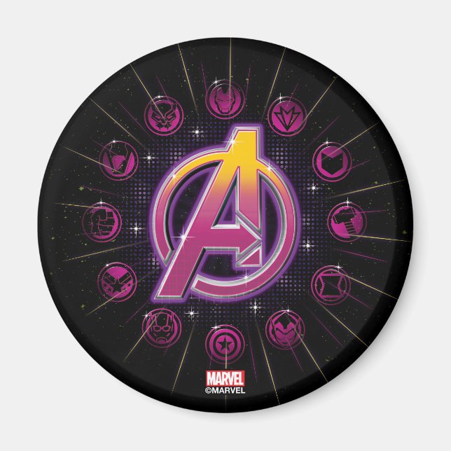Avengers Classics | Stellar Avengers Icons Magnet (Front)