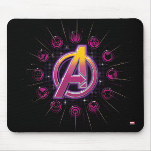 Avengers Classics   Stellar Avengers Icons Mouse Pad