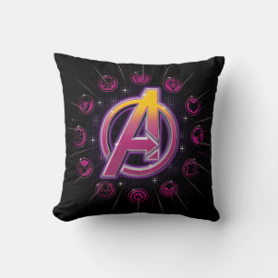 Avengers Classics   Stellar Avengers Icons Throw Pillow