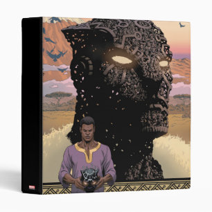 Avengers Classics   T'Challa As Black Panther 3 Ring Binder