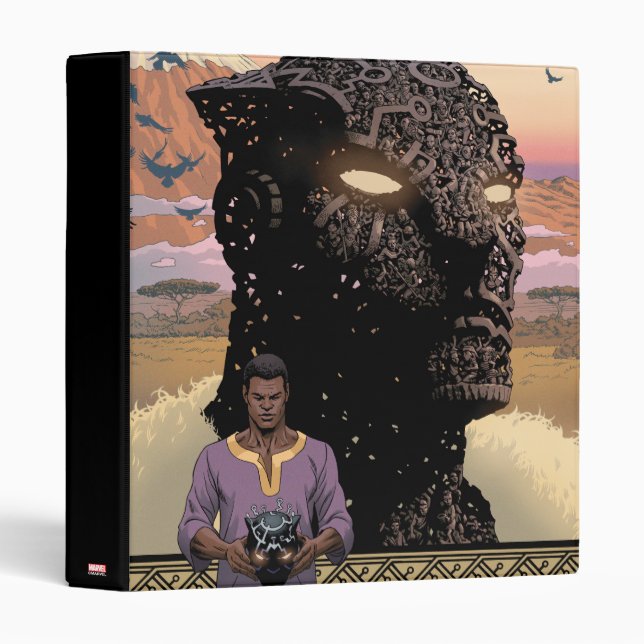 Avengers Classics | T'Challa As Black Panther 3 Ring Binder (Front/Spine)