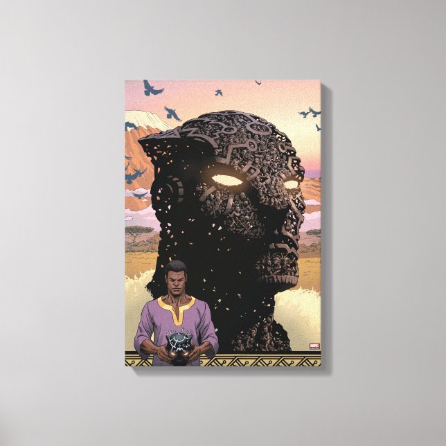 Avengers Classics | T'Challa As Black Panther Canvas Print (Front)