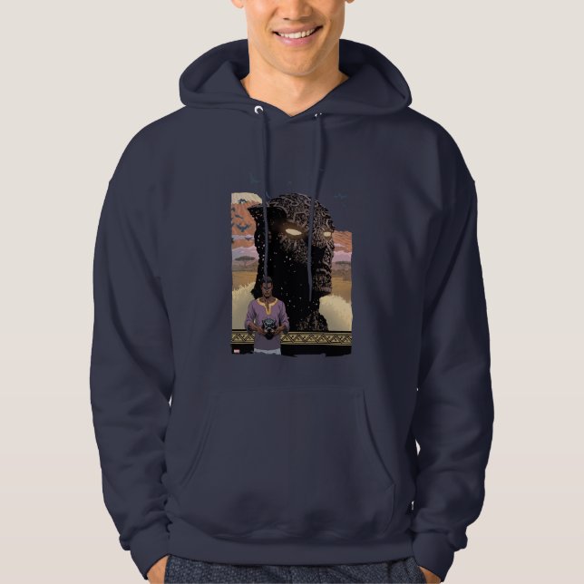 Avengers Classics | T'Challa As Black Panther Hoodie (Front)