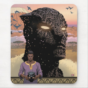 Avengers Classics   T'Challa As Black Panther Mouse Pad