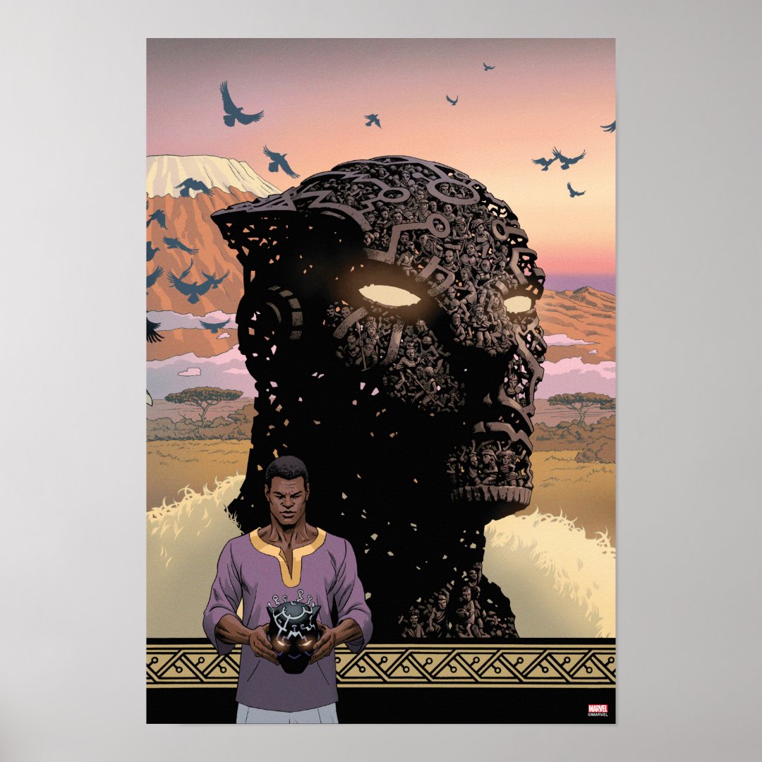 Avengers Classics | T'Challa As Black Panther Poster | Zazzle