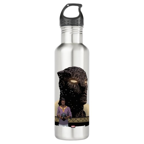 Avengers Classics  TChalla As Black Panther Stainless Steel Water Bottle