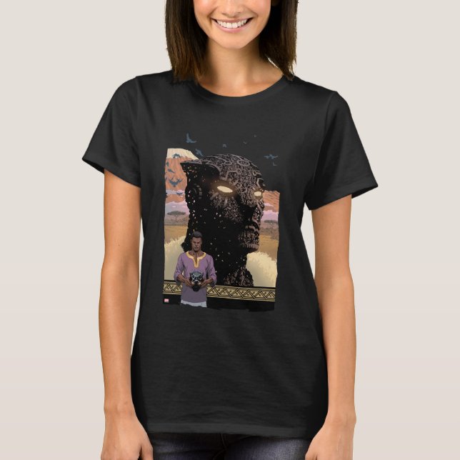Avengers Classics | T'Challa As Black Panther T-Shirt (Front)