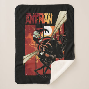 Avengers Classics   The Astonishing Ant-Man Cover Sherpa Blanket