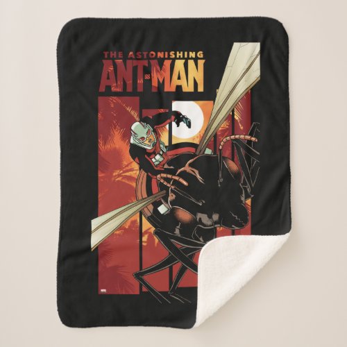 Avengers Classics  The Astonishing Ant_Man Cover Sherpa Blanket